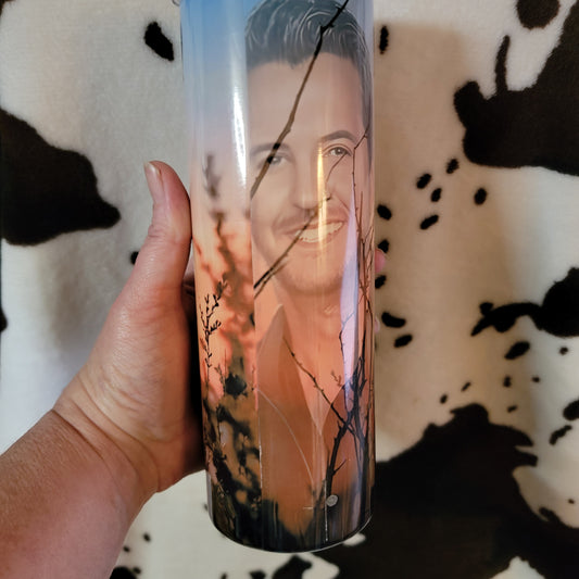 Luke Bryan 20oz Skinny Tumbler