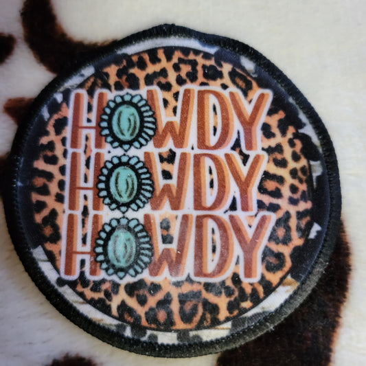 Howdy Western Hat Patch