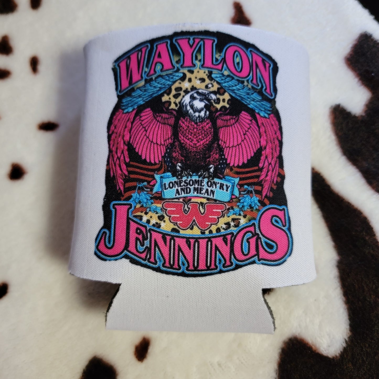 Waylon Eagle Can Cooler Drink Holder Koozie