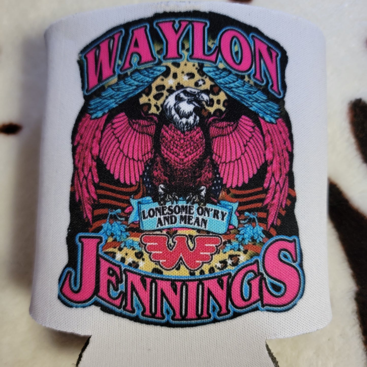 Waylon Eagle Can Cooler Drink Holder Koozie