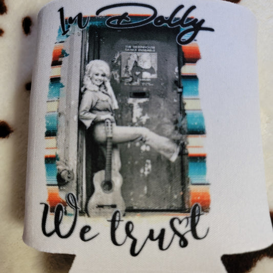 Dolly Parton Can Cooler Drink Holder Koozie