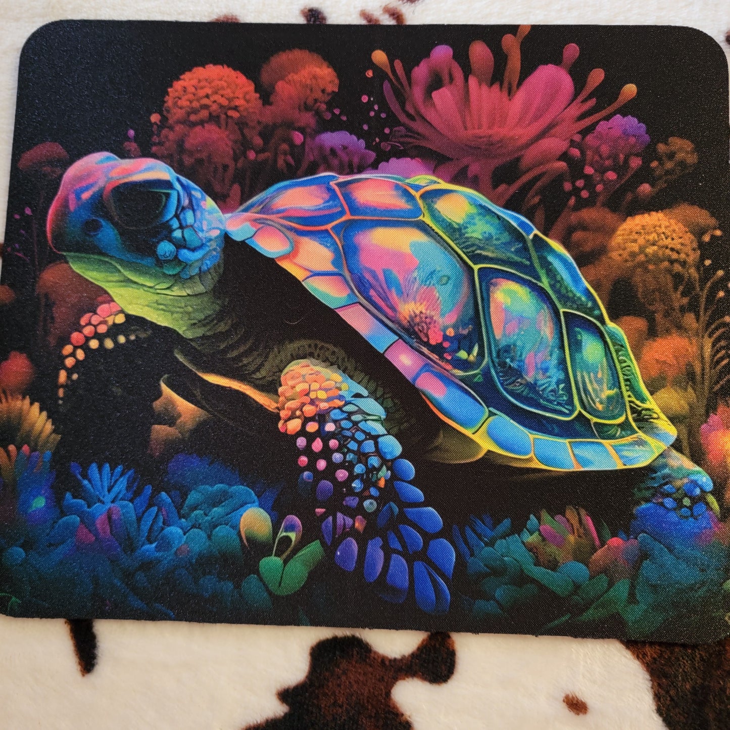 Sea Turtle Watercolor Mouse Pad