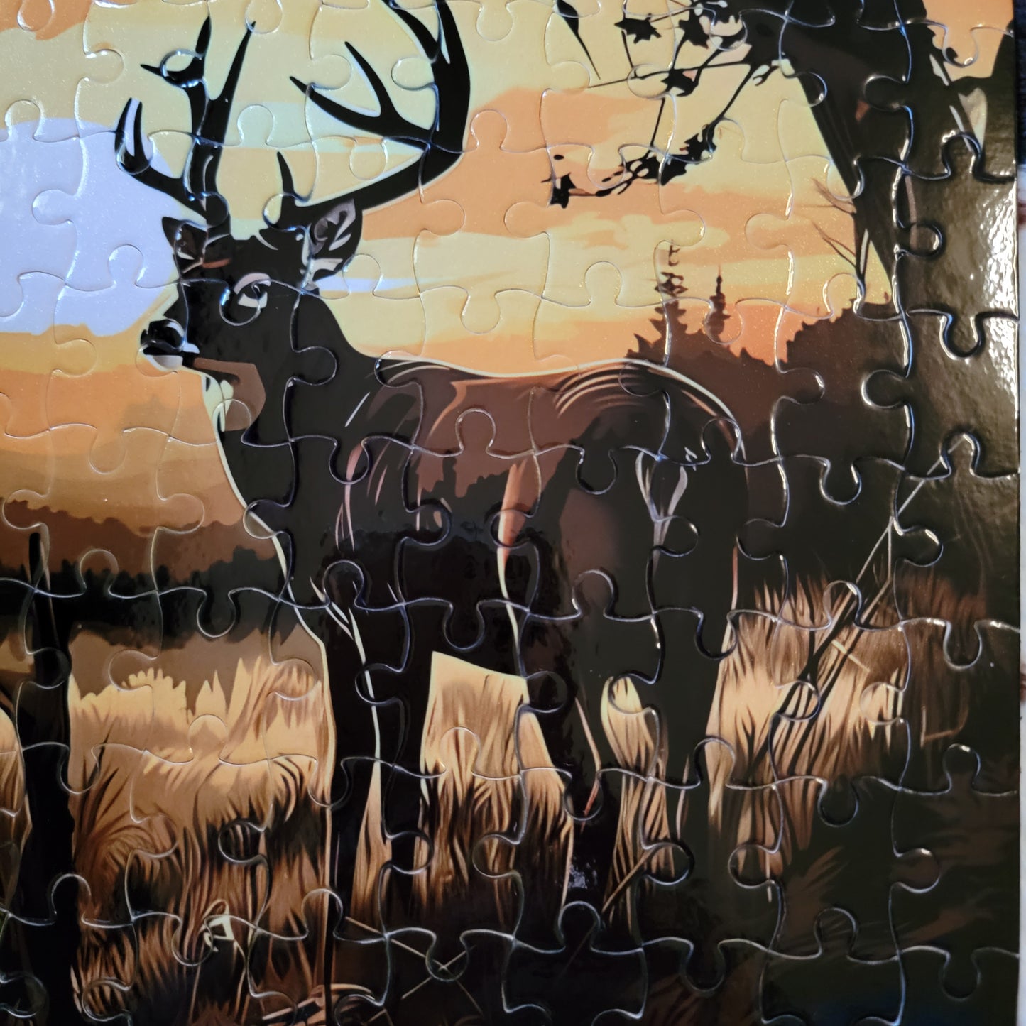 Deer Wilderness 120 PC Handmade Jigsaw Puzzle