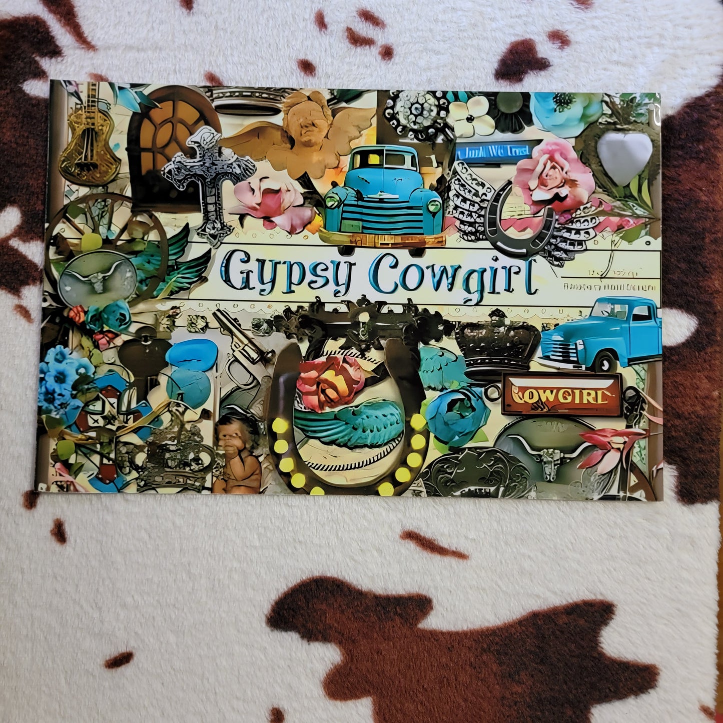 Gypsy Cowgirl Metal Sign
