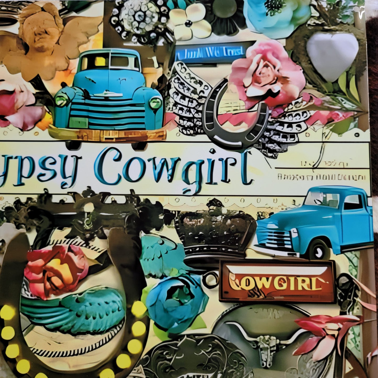 Gypsy Cowgirl Metal Sign