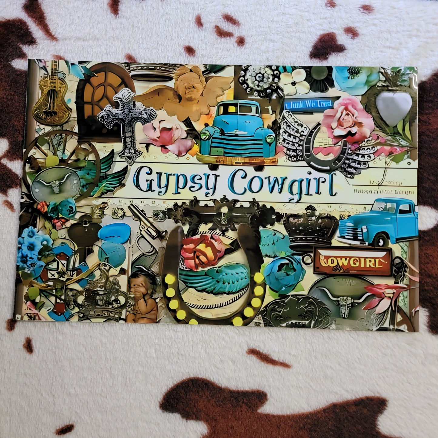 Gypsy Cowgirl Metal Sign