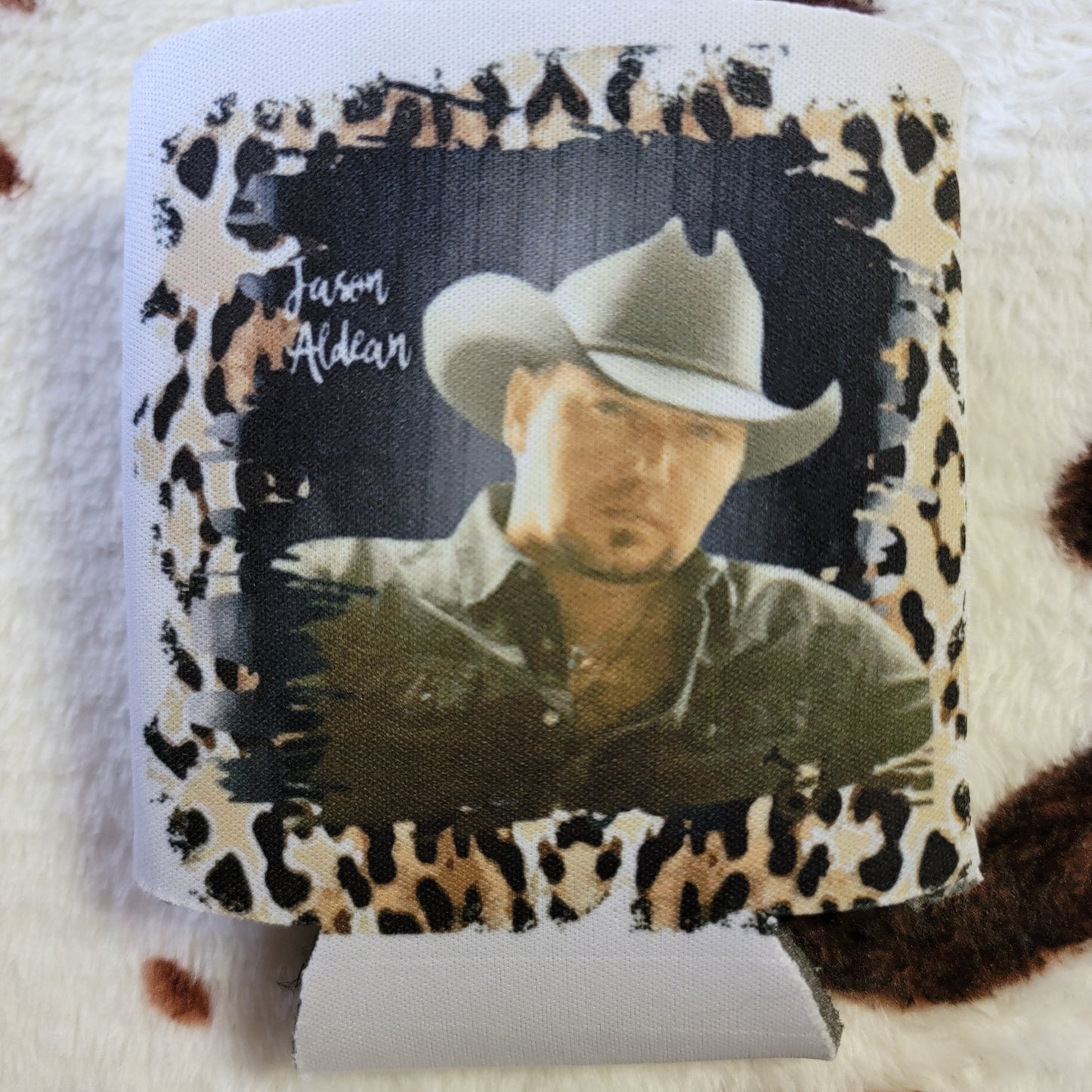 Jason Aldean Can Cooler Drink Holder Koozie