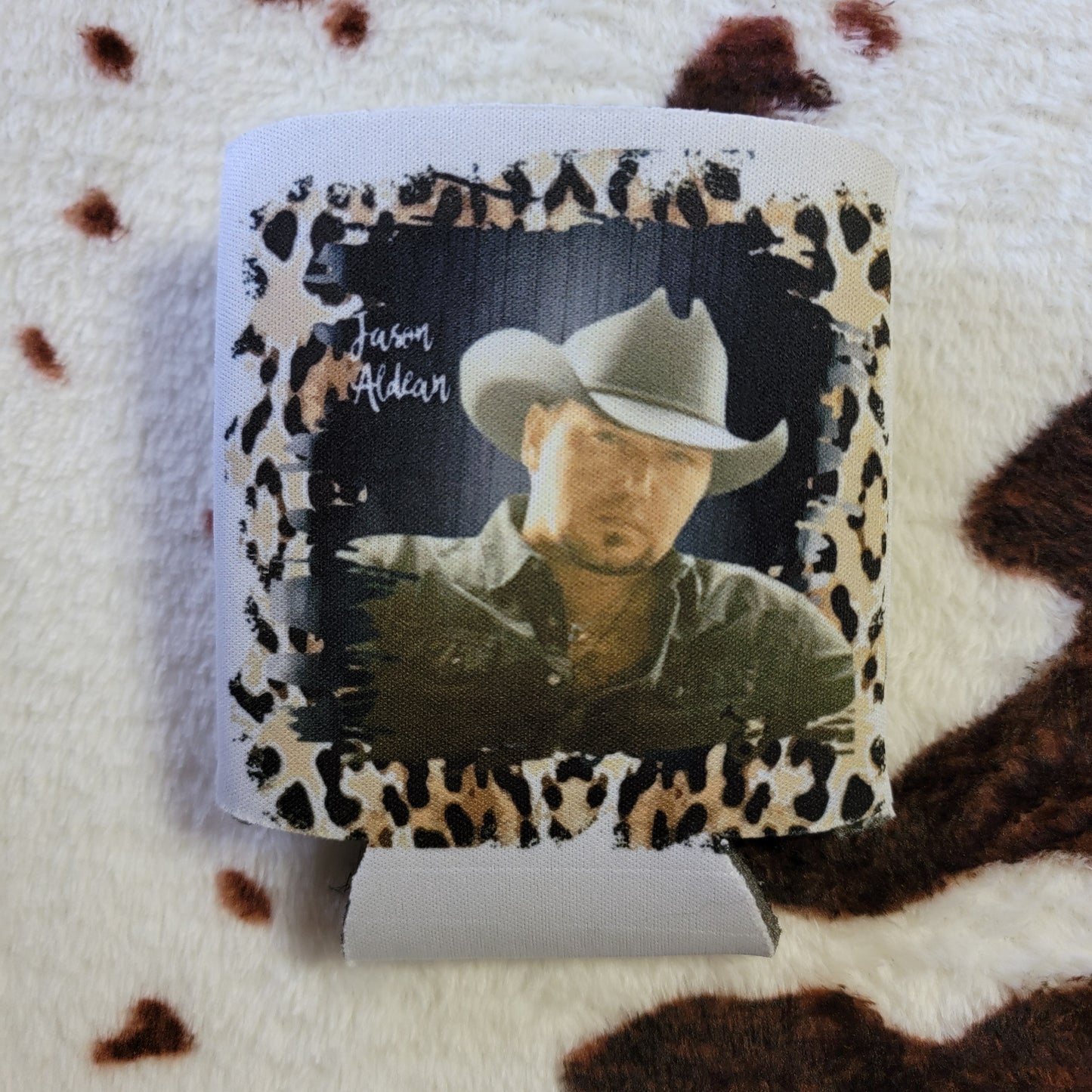 Jason Aldean Can Cooler Drink Holder Koozie