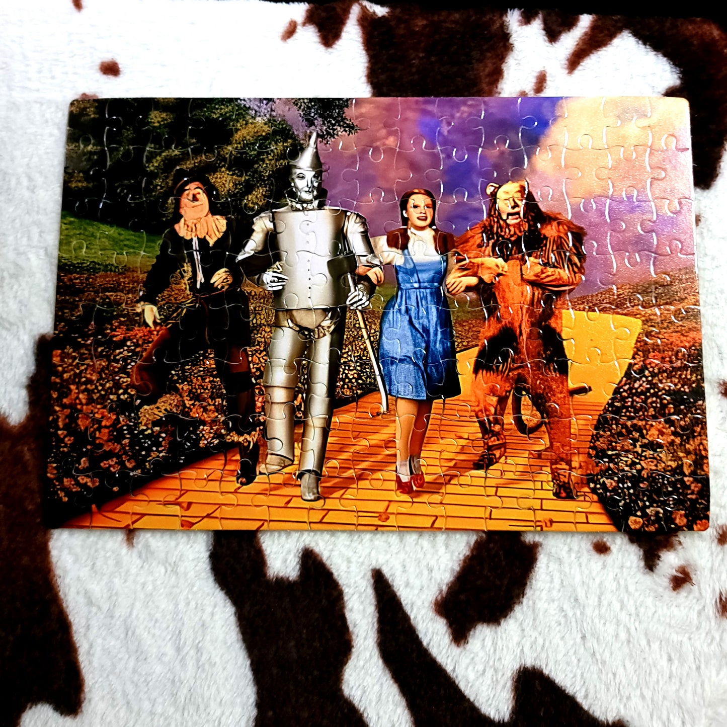 Wizard Of Oz Yellow Brick Road 120 PC Handmade Jigsaw Puzzle