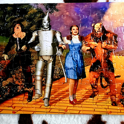 Wizard Of Oz Yellow Brick Road 120 PC Handmade Jigsaw Puzzle