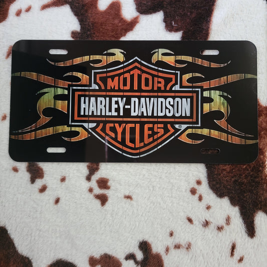 Harley Davidson Custom Car Tag License Plate