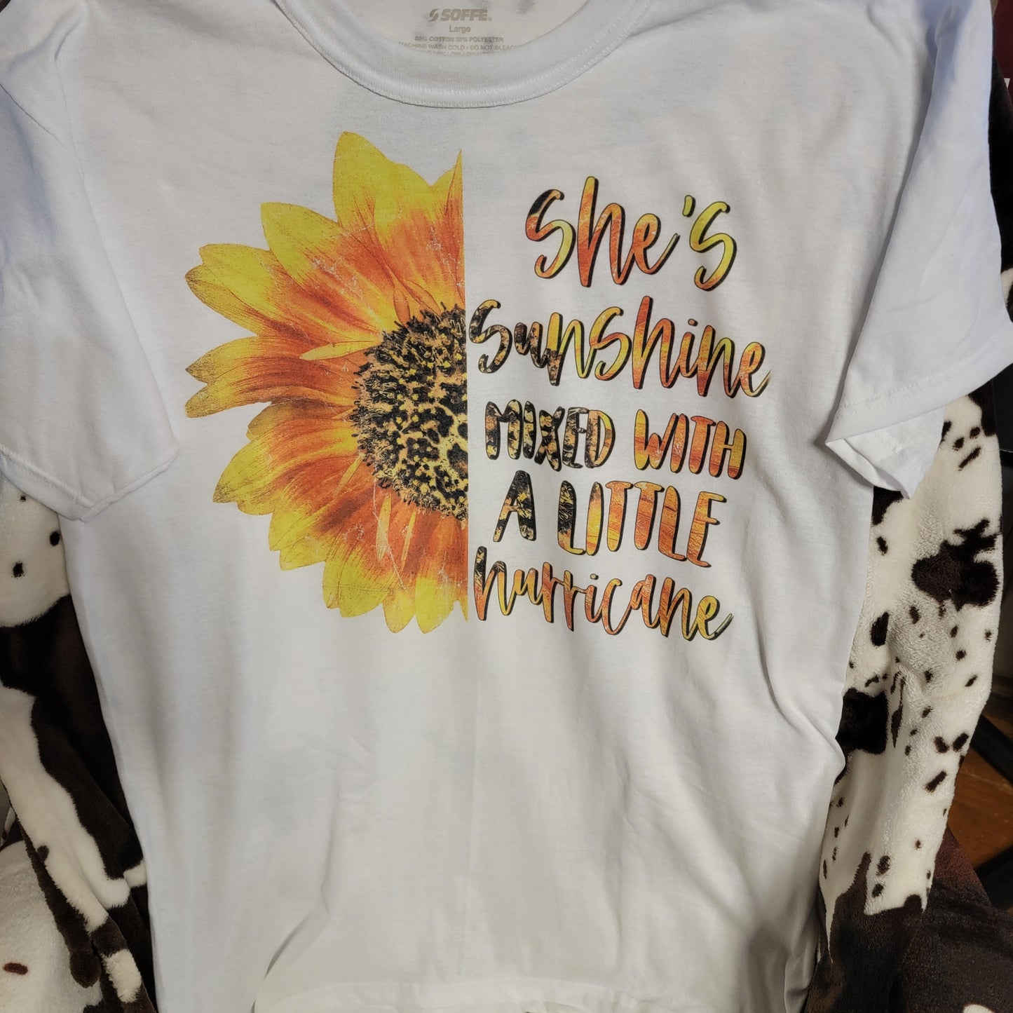 Shes Sunshine Mixed With Hurricane Graphic Tee
