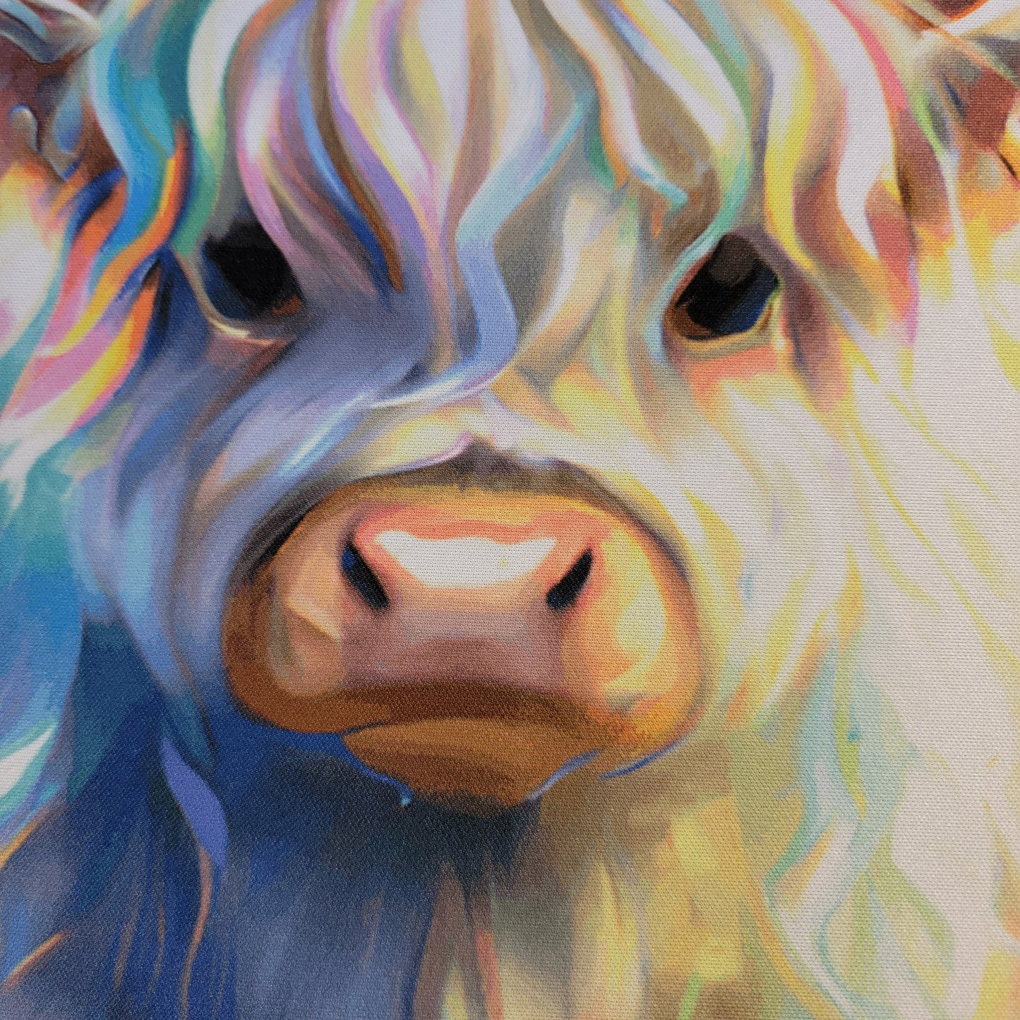 Highland Cow Watercolor Mouse Pad