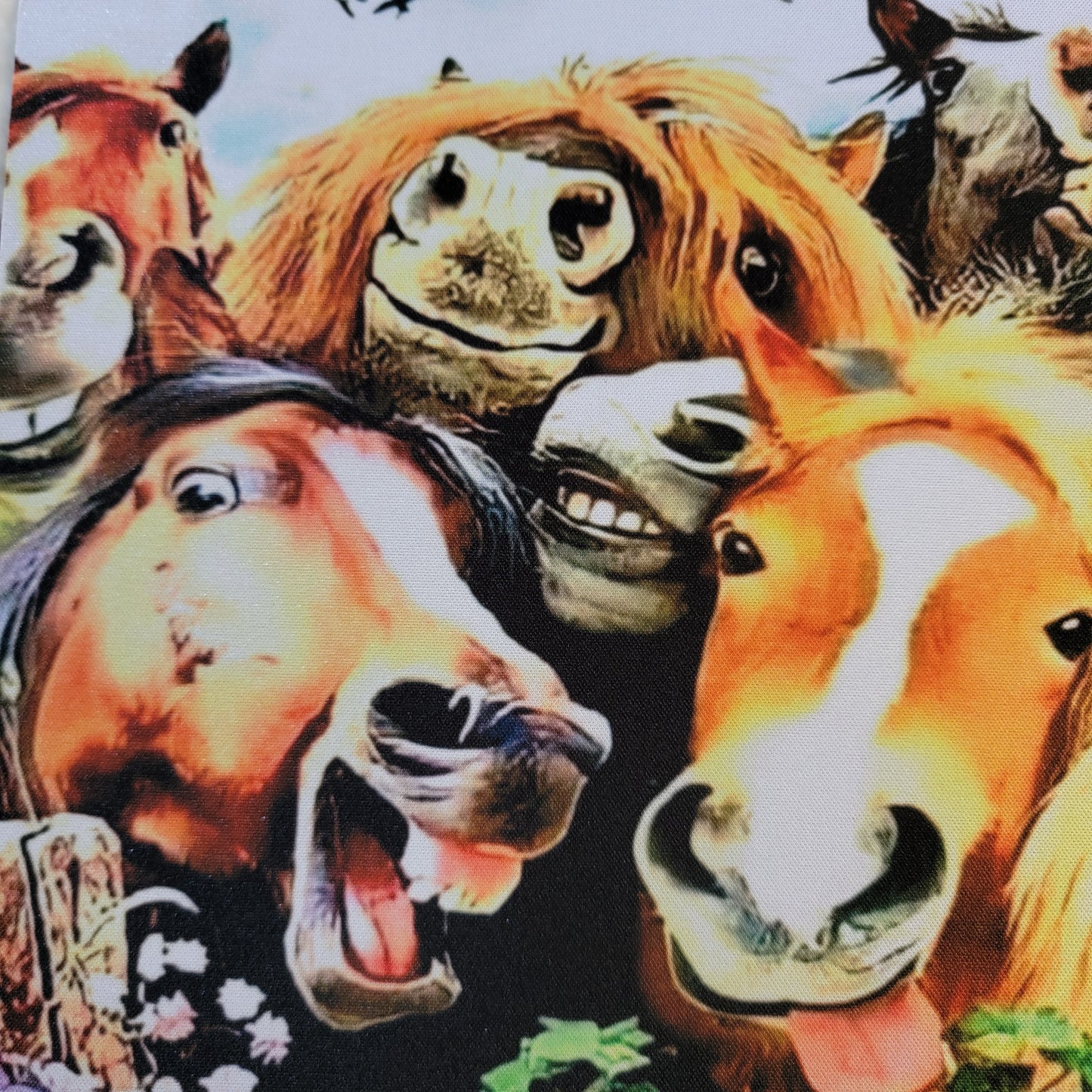 Laughing Horses Computer Mouse Pad