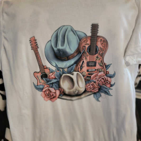 Western Country Floral Graphic T-Shirt