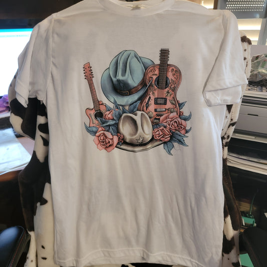 Western Country Floral Graphic T-Shirt