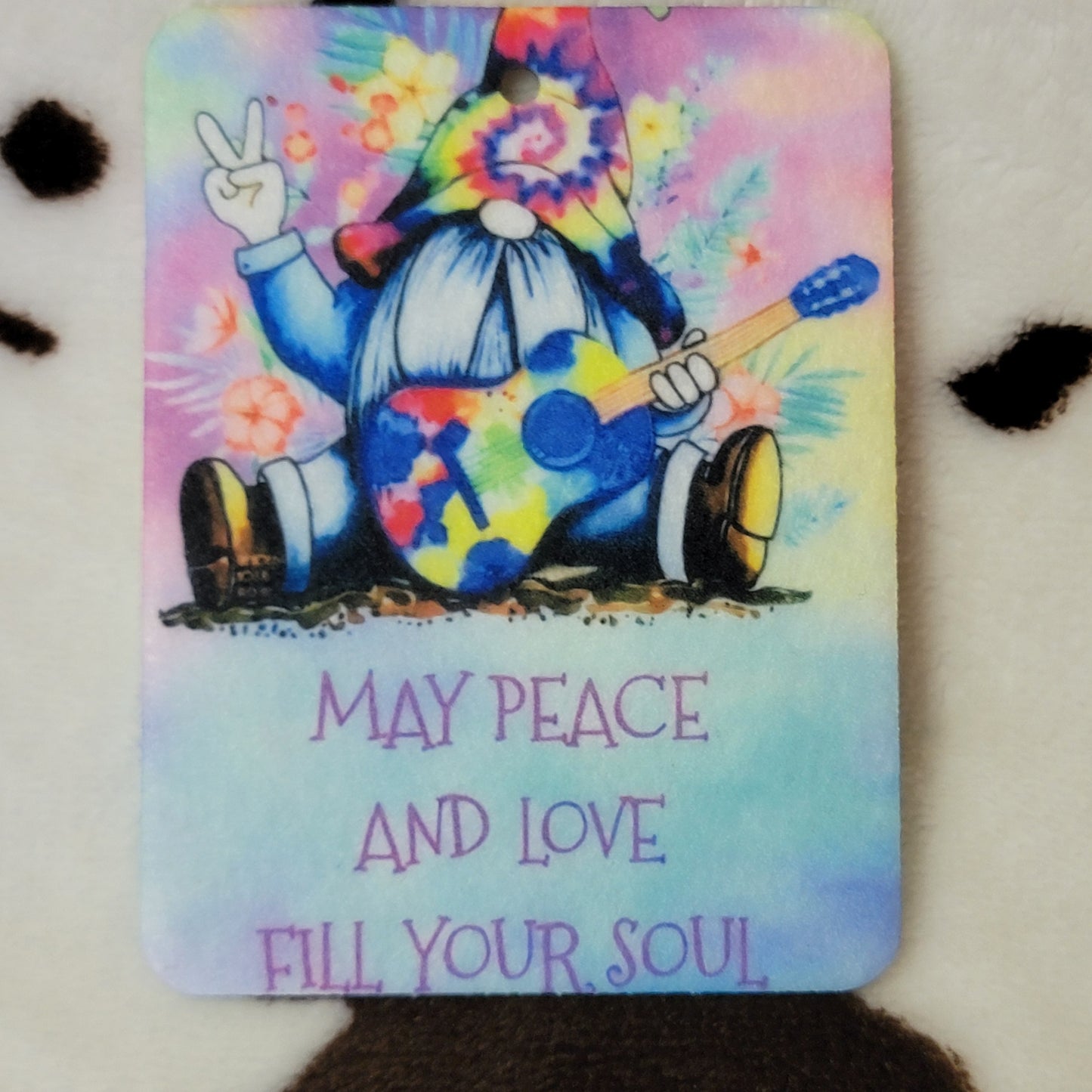 Peace Gnome Unscented Car Air Freshener Freshie