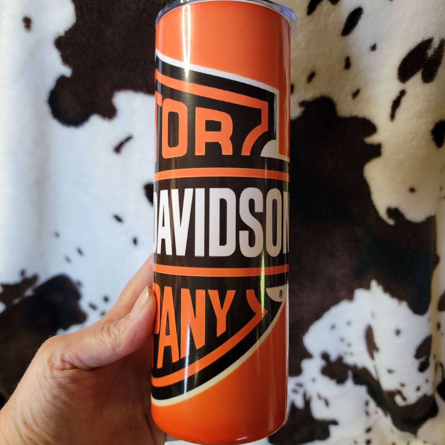 Harley Orange 20oz Skinny Tumbler