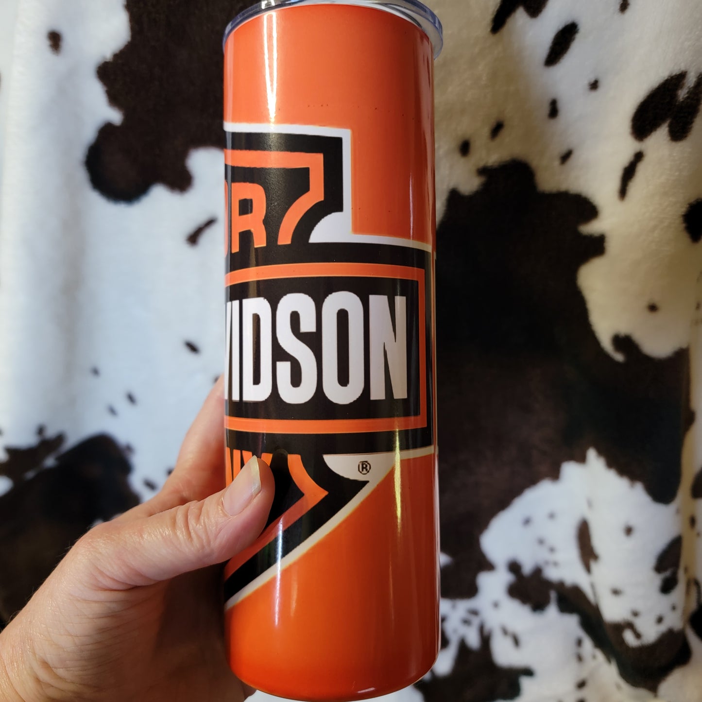 Harley Orange 20oz Skinny Tumbler
