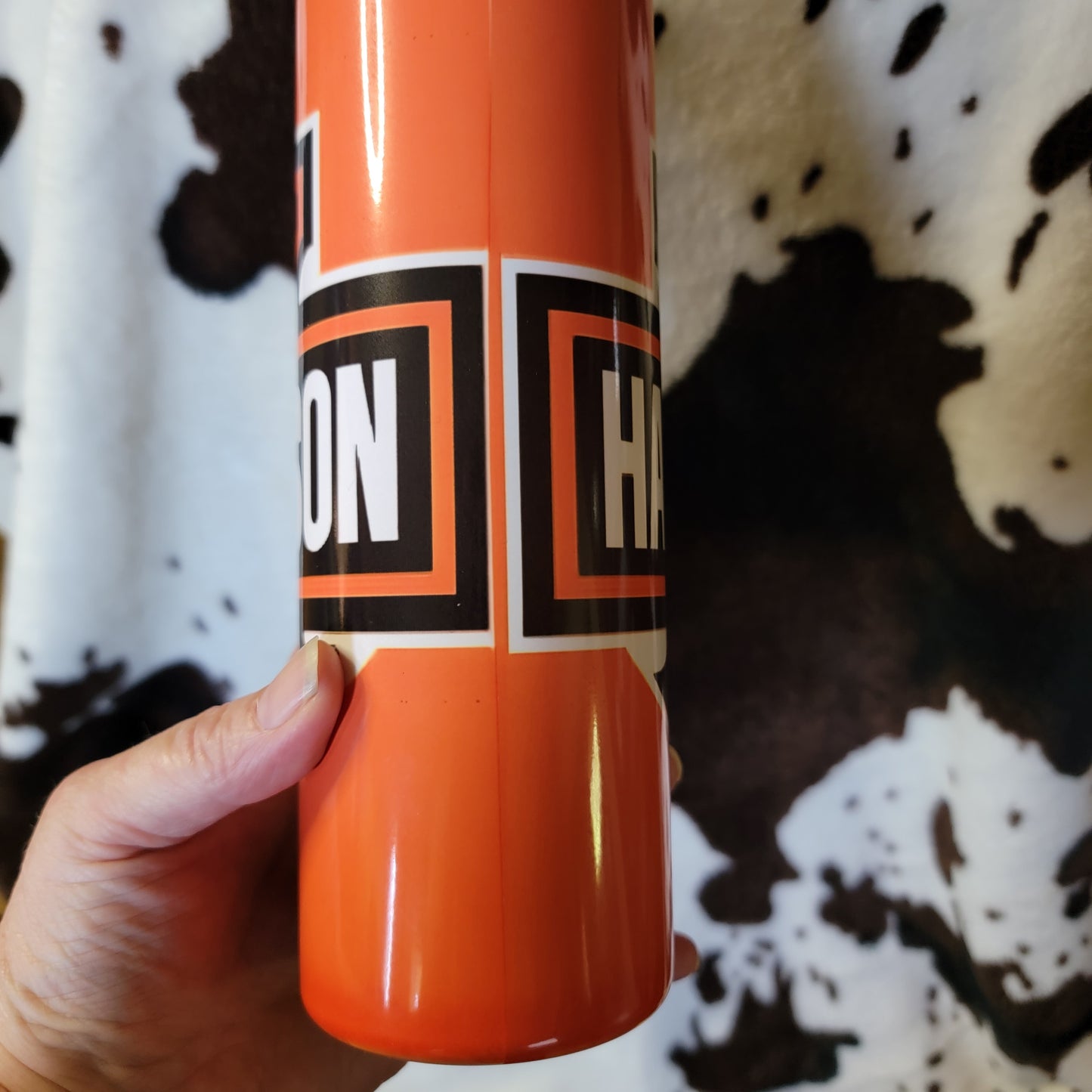 Harley Orange 20oz Skinny Tumbler