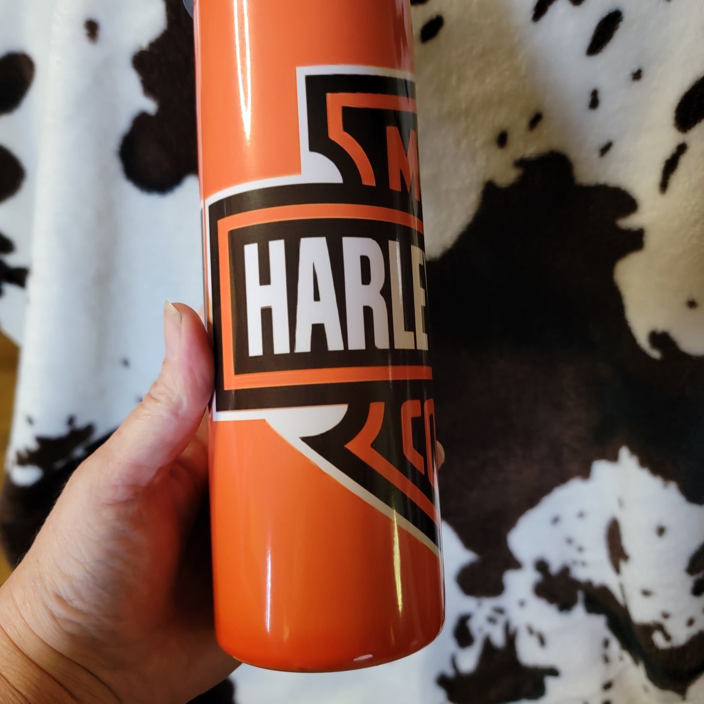 Harley Orange 20oz Skinny Tumbler