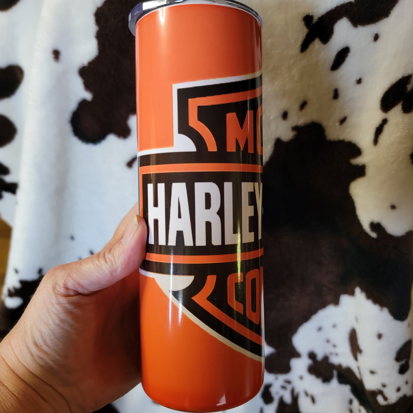 Harley Orange 20oz Skinny Tumbler
