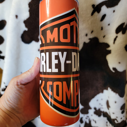 Harley Orange 20oz Skinny Tumbler