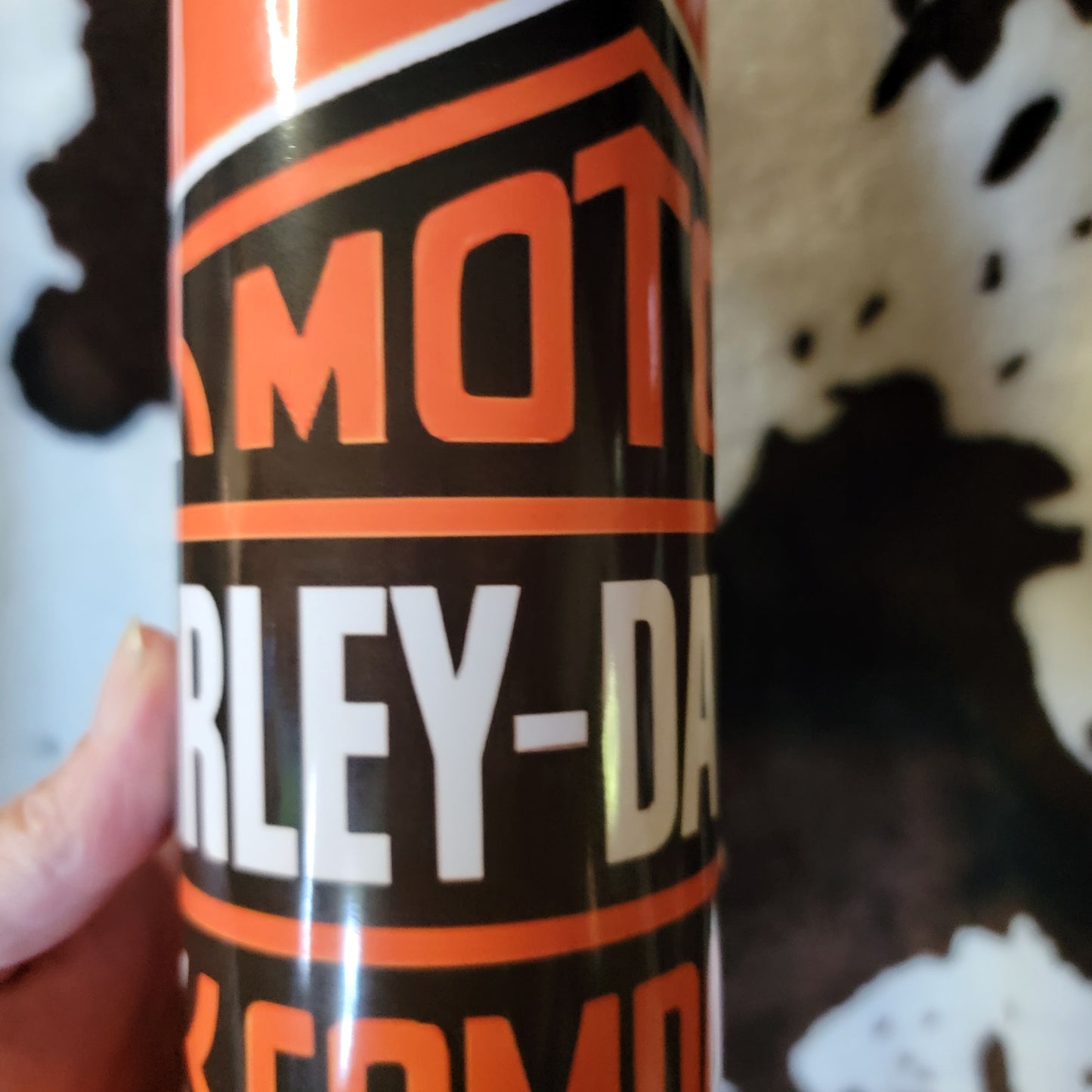 Harley Orange 20oz Skinny Tumbler