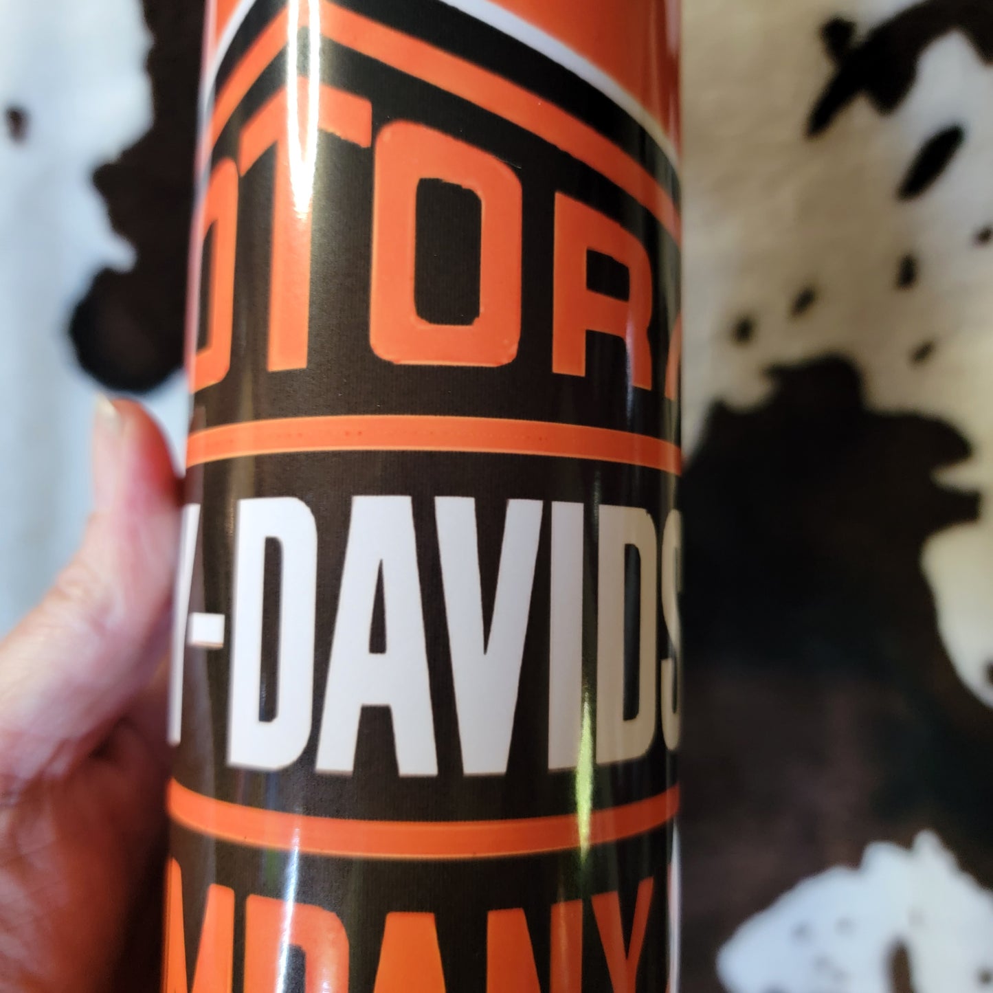 Harley Orange 20oz Skinny Tumbler