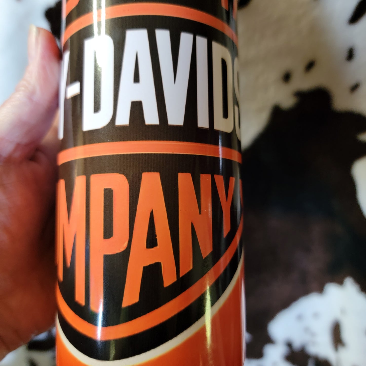 Harley Orange 20oz Skinny Tumbler