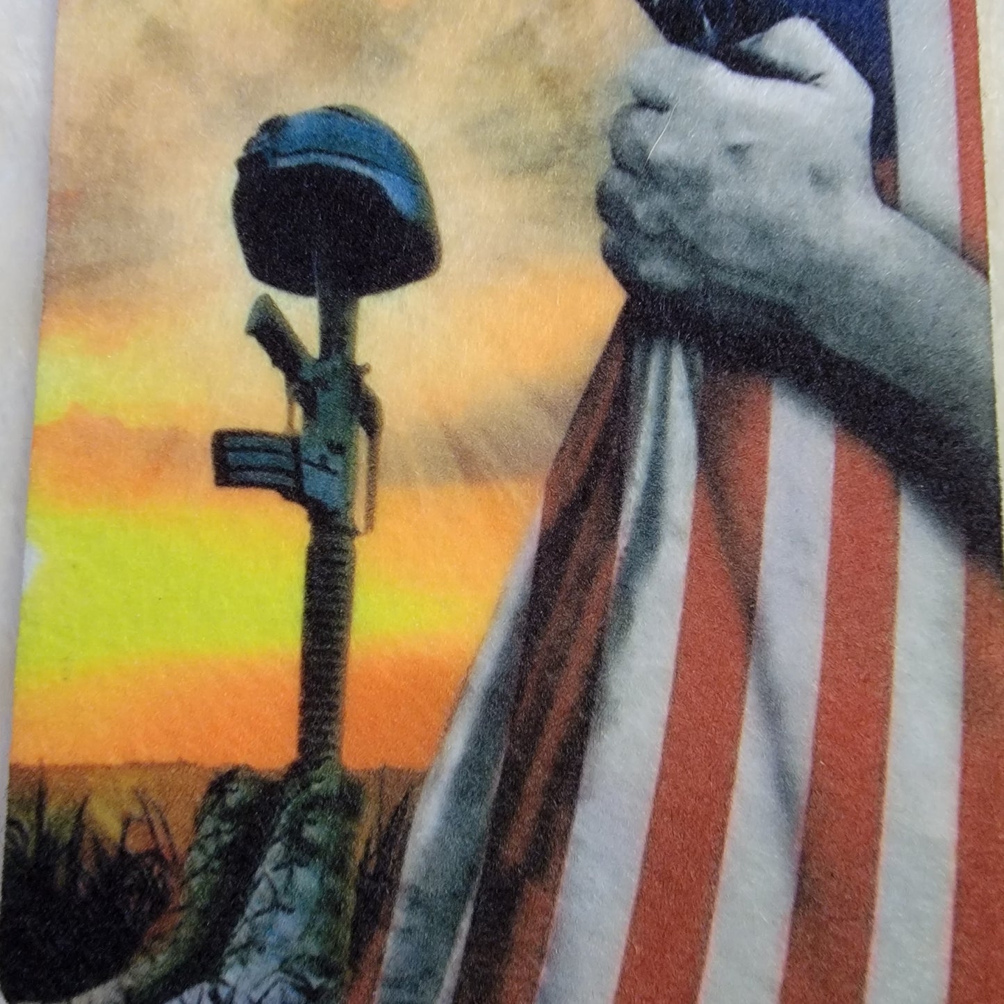 Soldier Flag Unscented Car Air Freshener Freshie