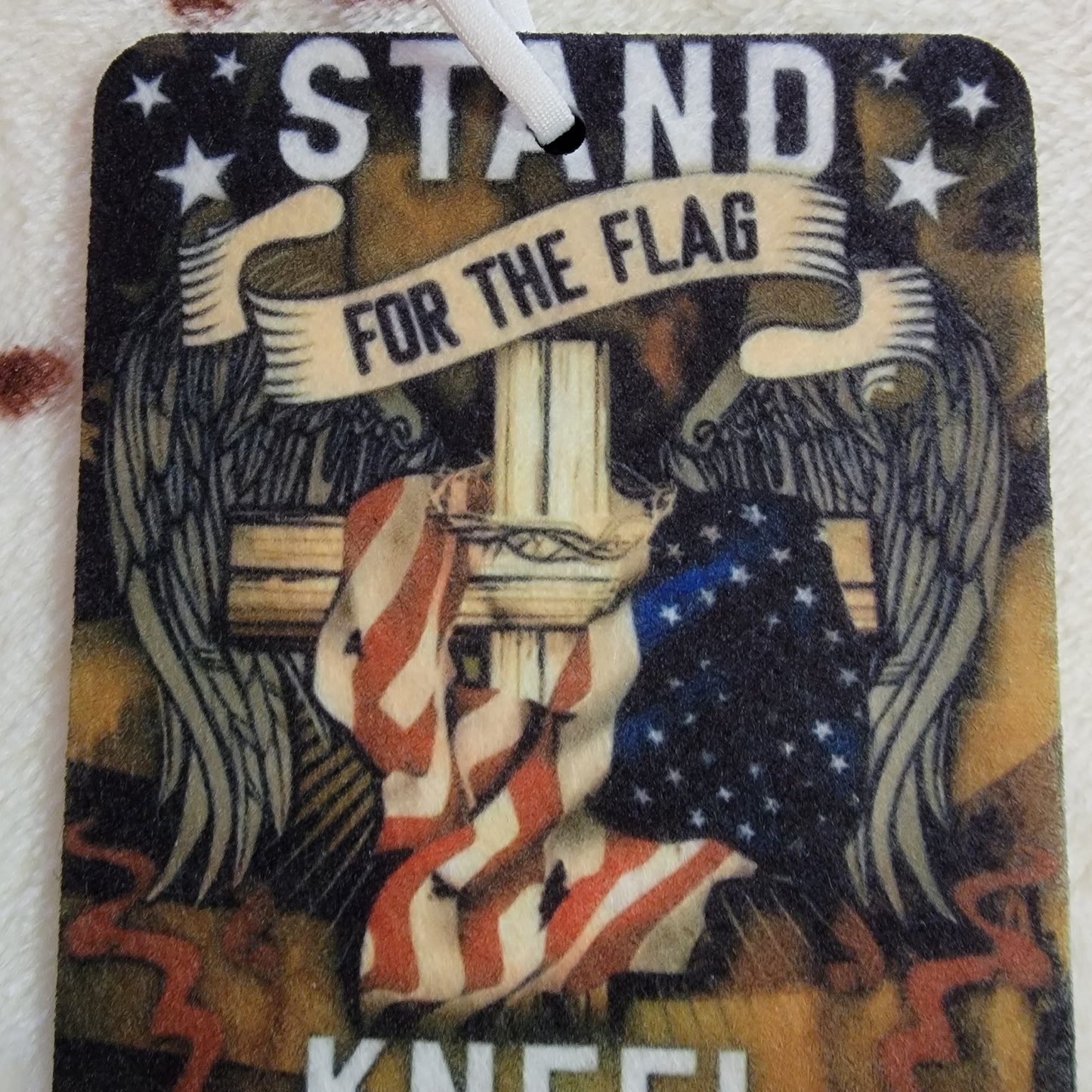Stand For The Flag Unscented Car Air Freshener Freshie