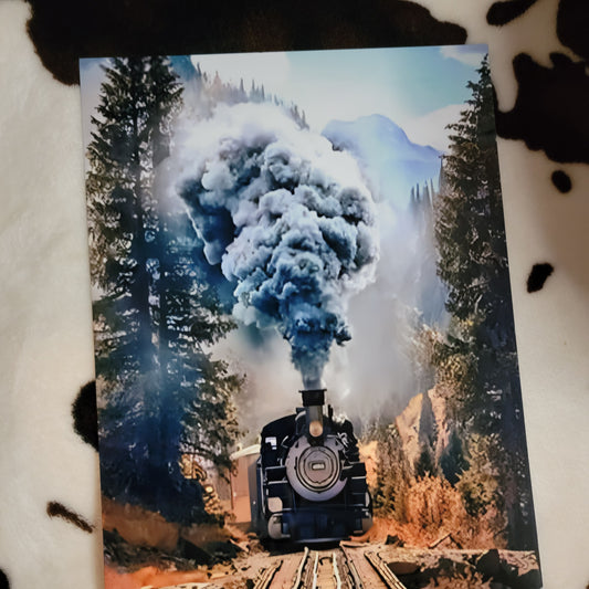 Wilderness Train Metal Sign