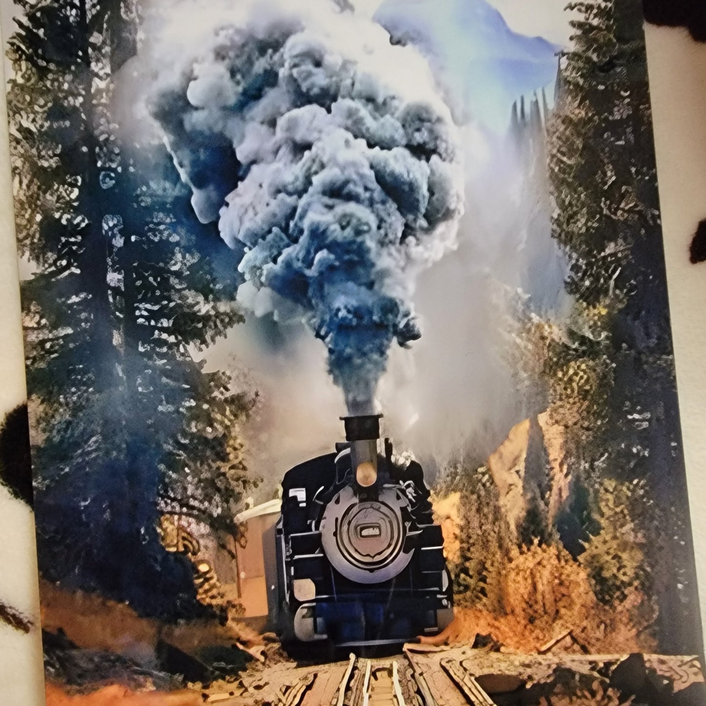 Wilderness Train Metal Sign