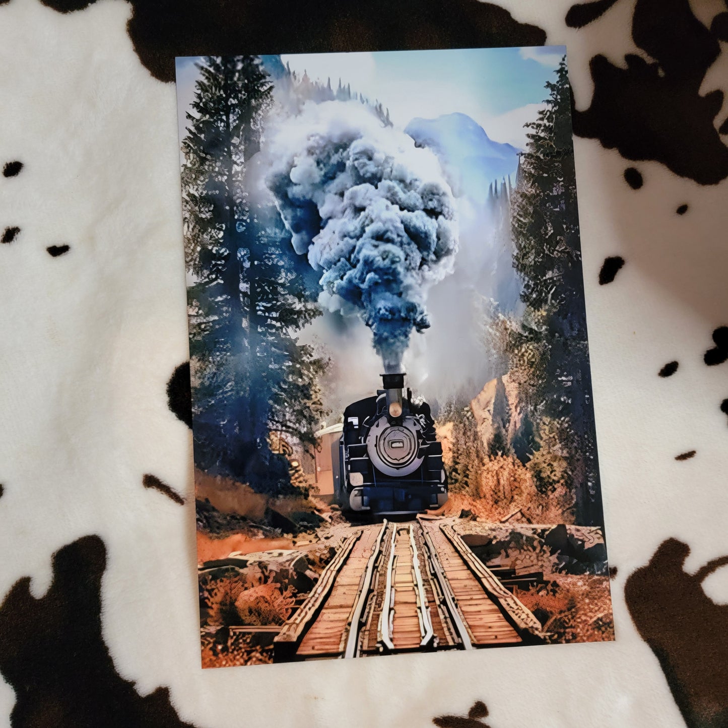 Wilderness Train Metal Sign