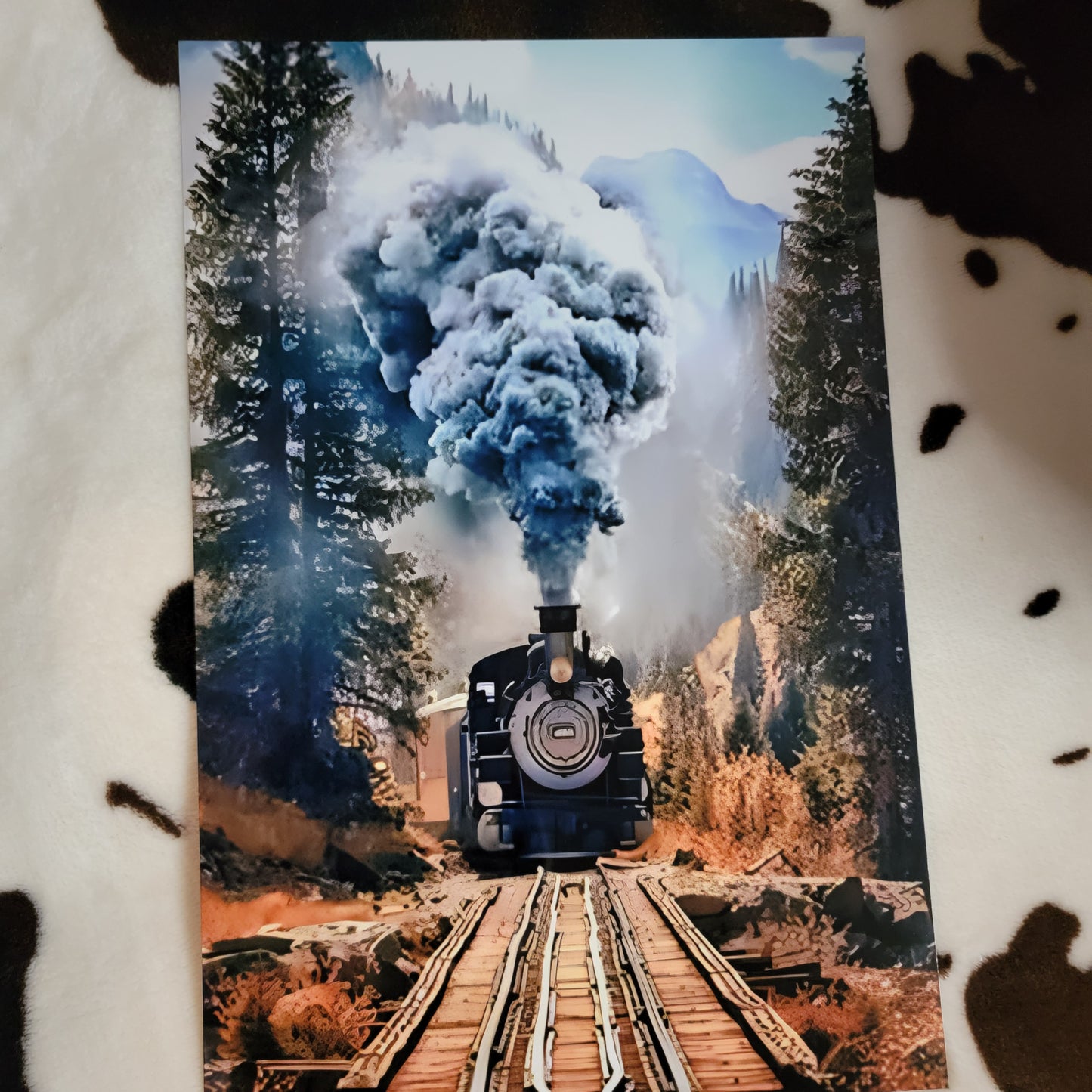 Wilderness Train Metal Sign