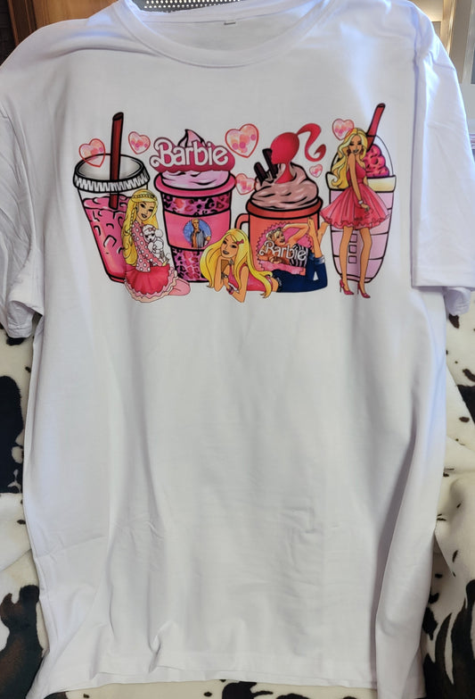 Barbie Coffee Graphic T-Shirt
