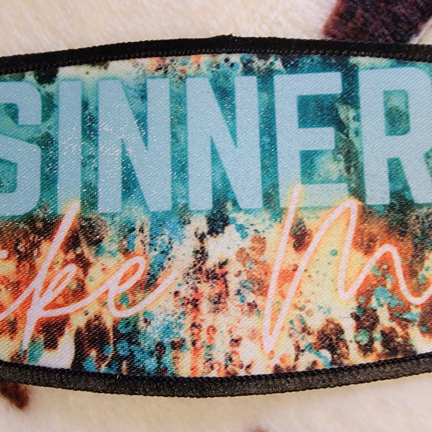 Sinner Like Me Hat Patch
