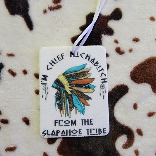 Chief Kickabitch Unscented Car Air Freshener Freshie