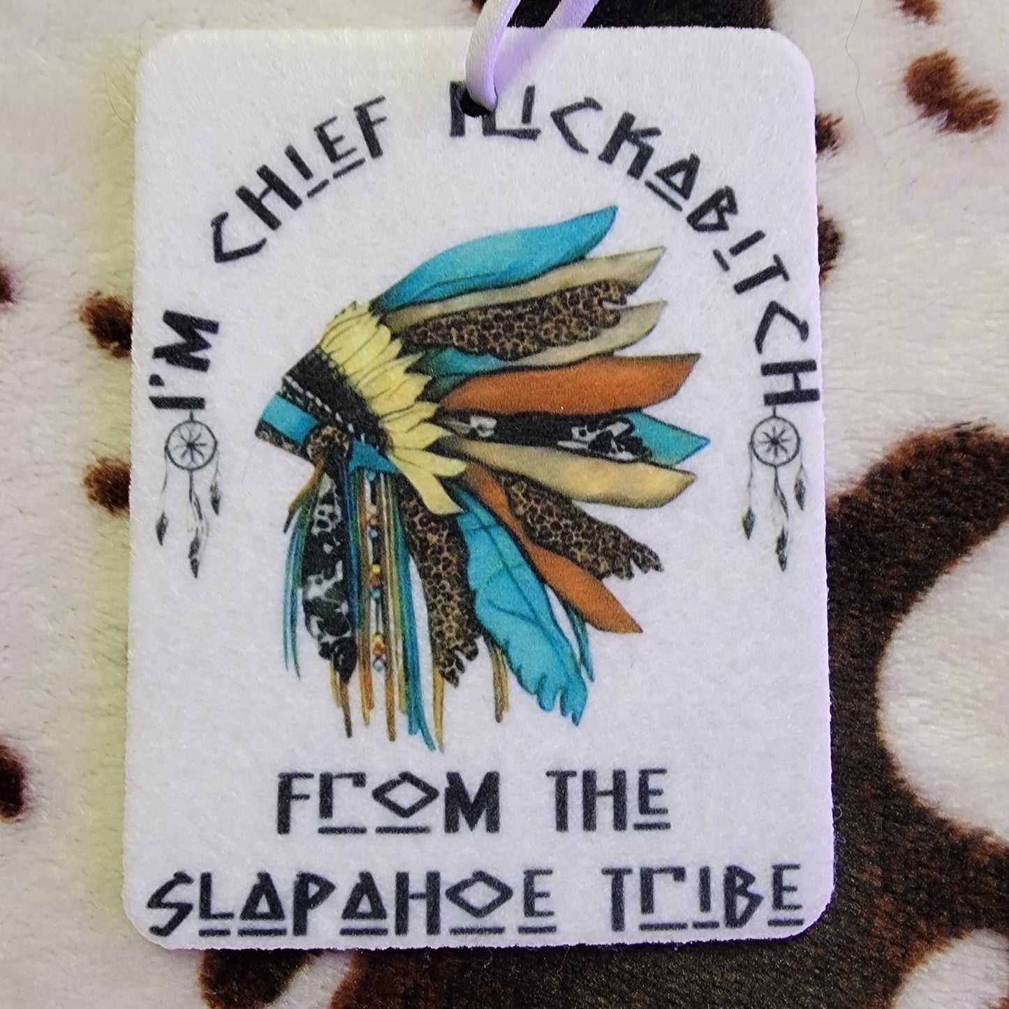 Chief Kickabitch Unscented Car Air Freshener Freshie