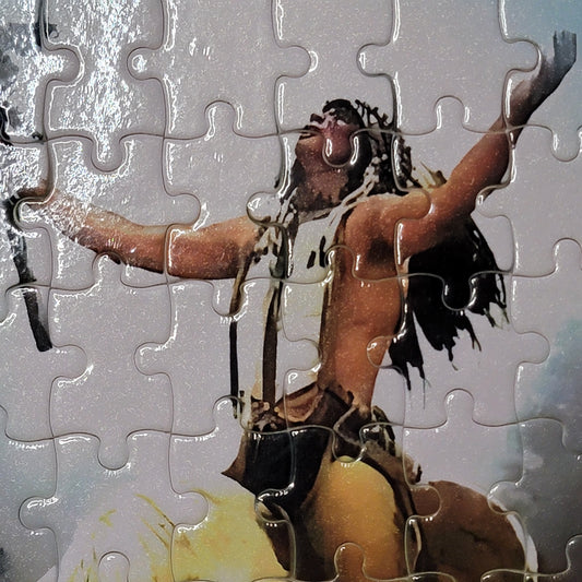 Indian Horse 120 Piece Handmade Jigsaw Puzzle