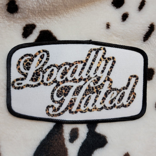 Locally Hated Leopard Hat Patch