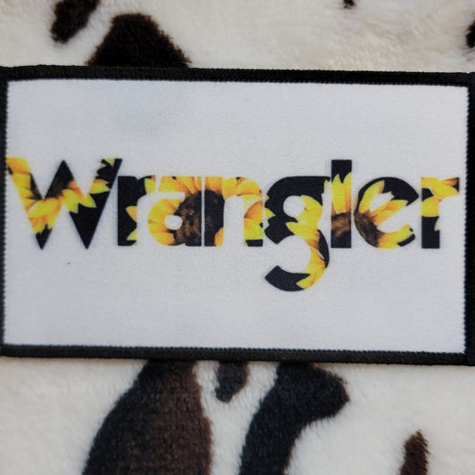 Sunflower Wrangler Hat Patch