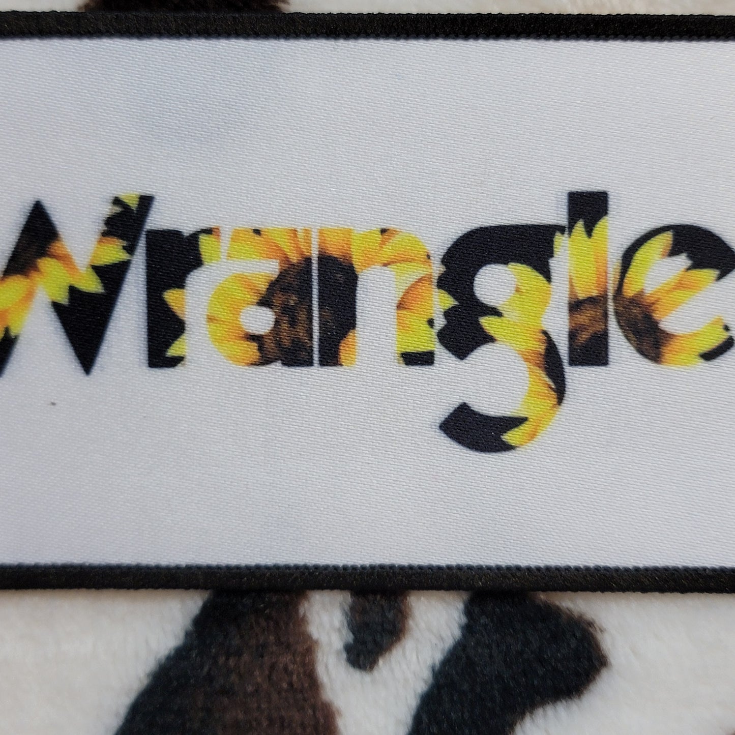 Sunflower Wrangler Hat Patch