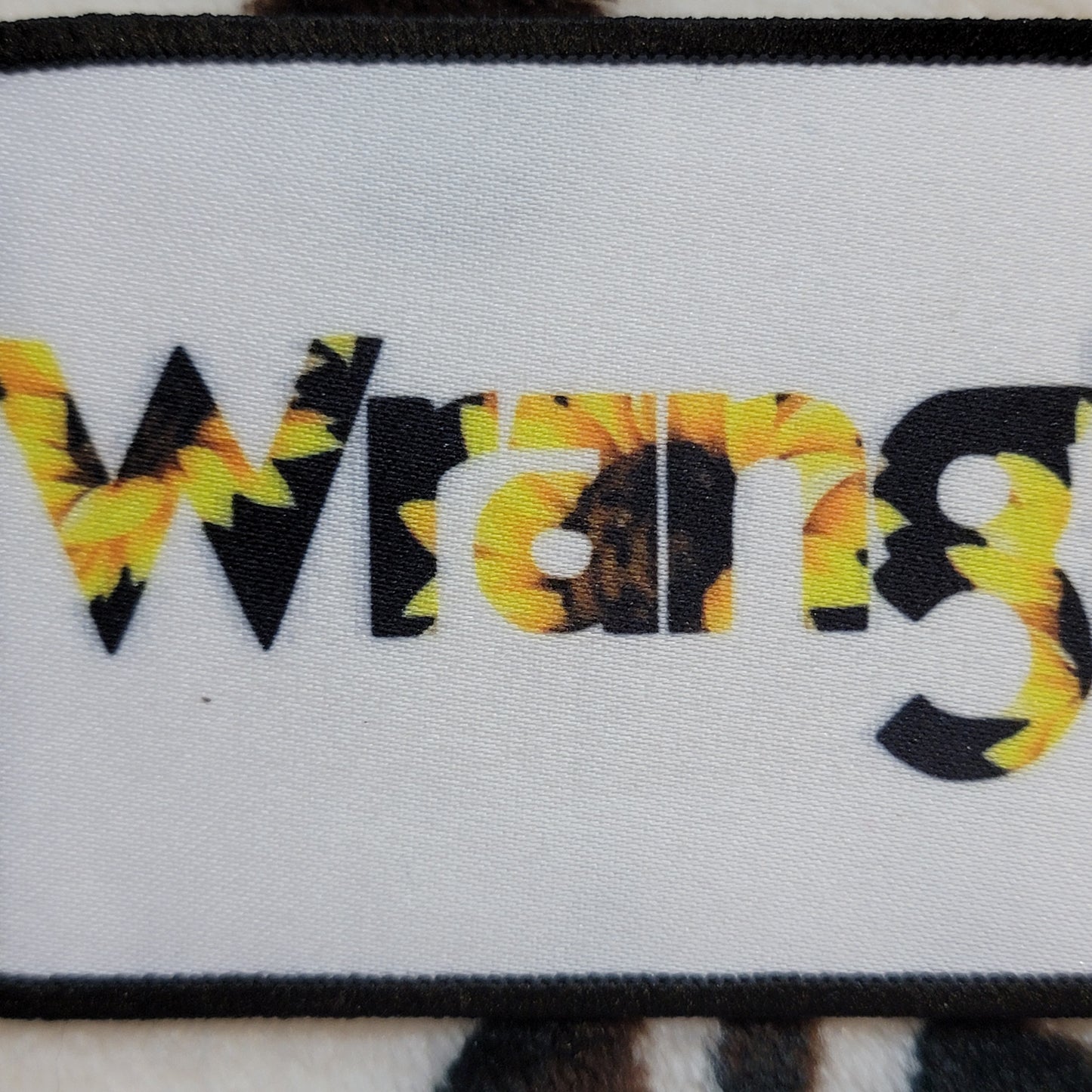 Sunflower Wrangler Hat Patch