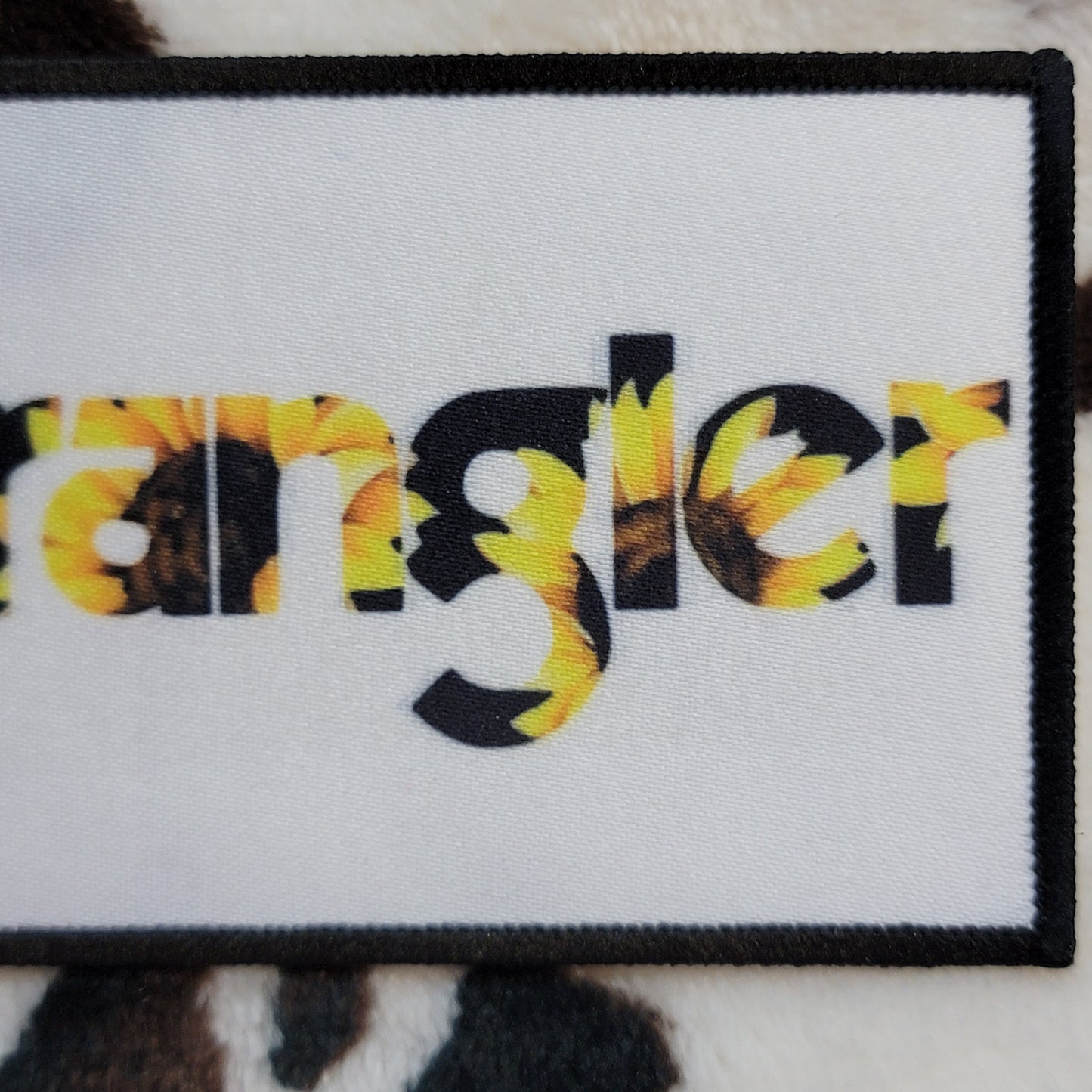 Sunflower Wrangler Hat Patch
