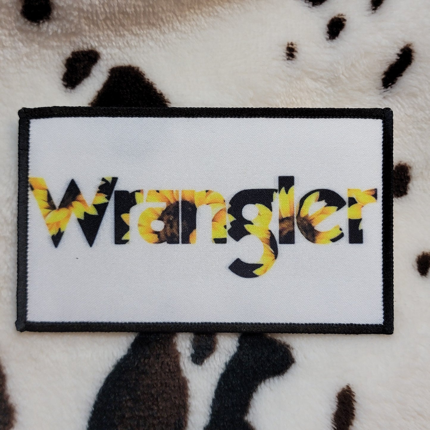 Sunflower Wrangler Hat Patch
