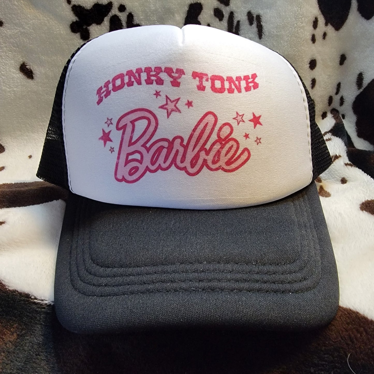 Honky Tonk Barbie Trucker Hat Snapback Foam Cap