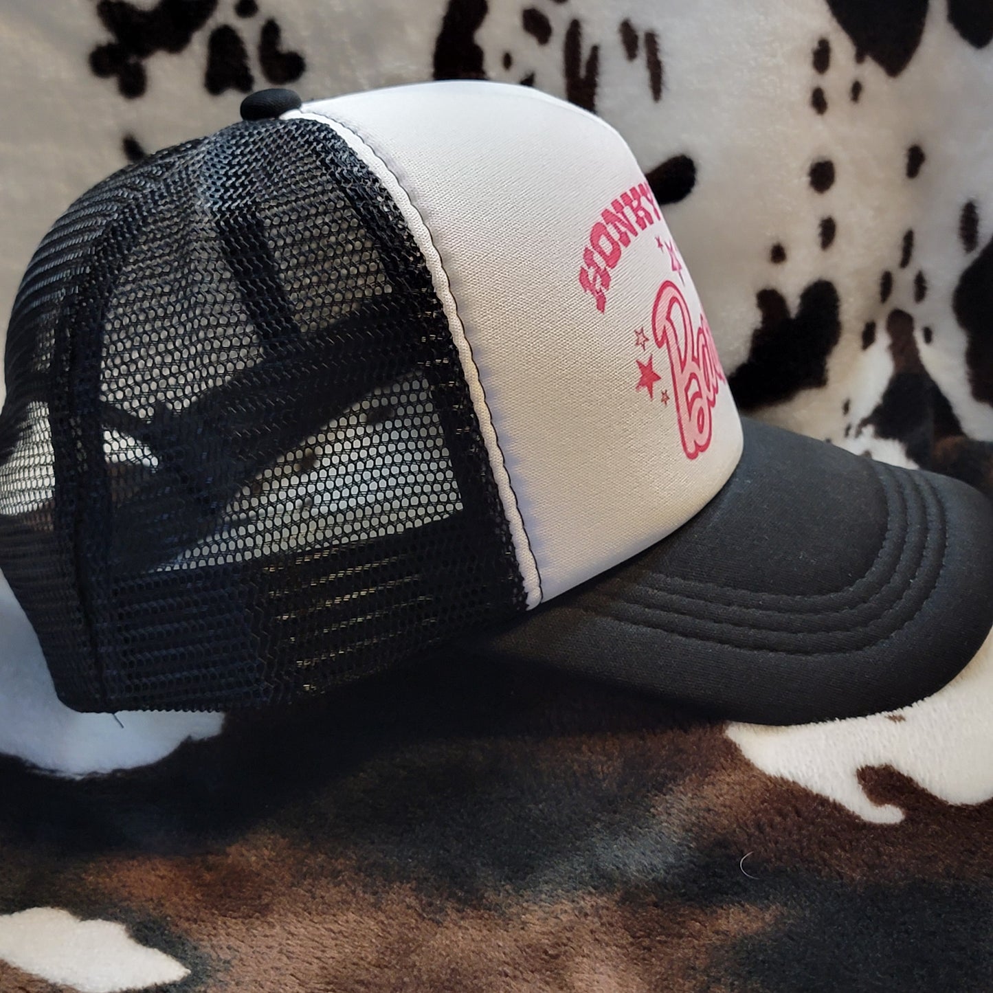 Honky Tonk Barbie Trucker Hat Snapback Foam Cap