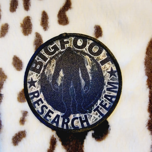 Bigfoot Sasquatch Round Hat Patch